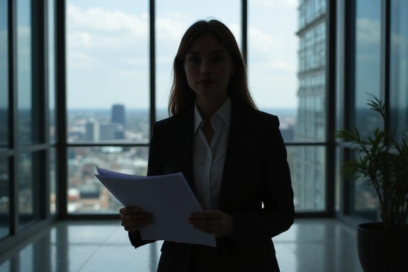 Femme professionnelle anonyme