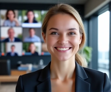 Personne en réunion internationale